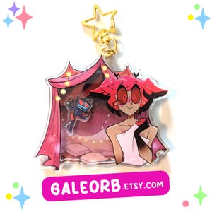Shaker Charm Alastor Vox Hazbin Hotel Season 2 Radiostatic Voxal Easy