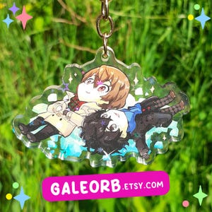 Persona 5 Akechi Goro Joker porte-clés holographique royal Shuake Akeshu