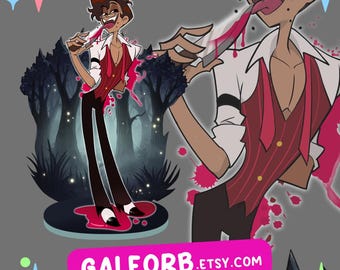 Standee Human Alastor Hazbin Hotel 17cm