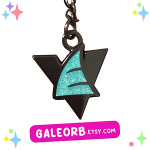 Ketting Vincent Whittman Haai Emaille Glitter Vox Hazbin Hotel