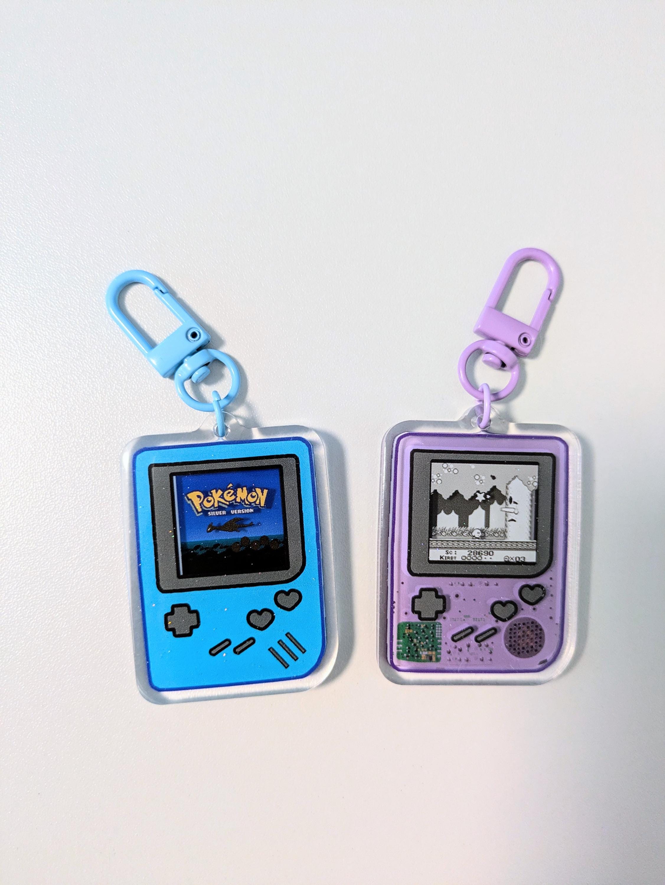 3D Game Boy Color Keychain, Retro Pixel Art Charm - Etsy