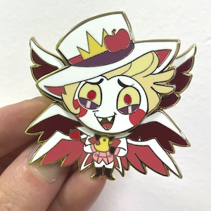 Bobble head Enamel Pin Lucifer