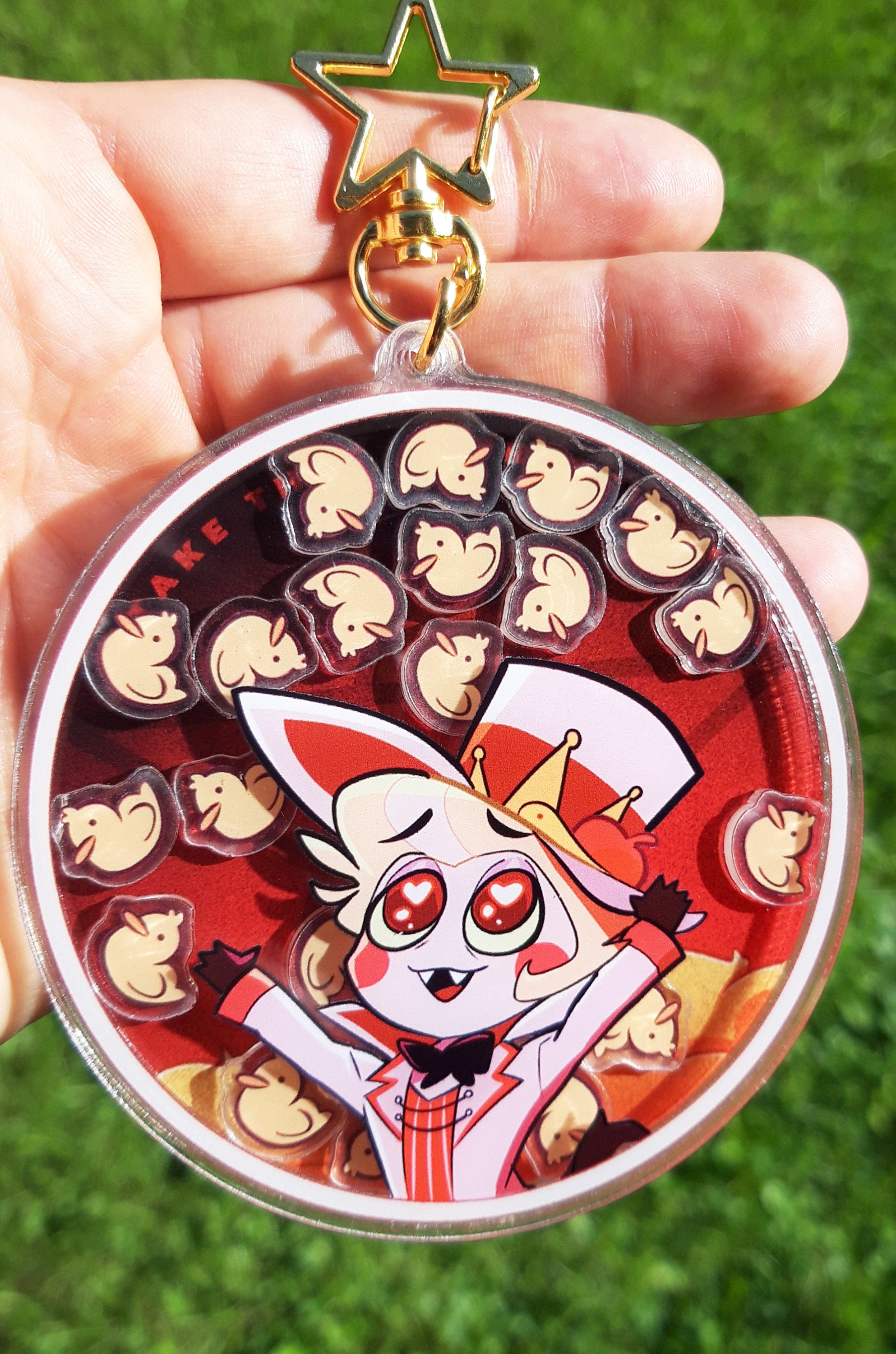 Hazbin hotel acrylic keychain - Etsy 日本