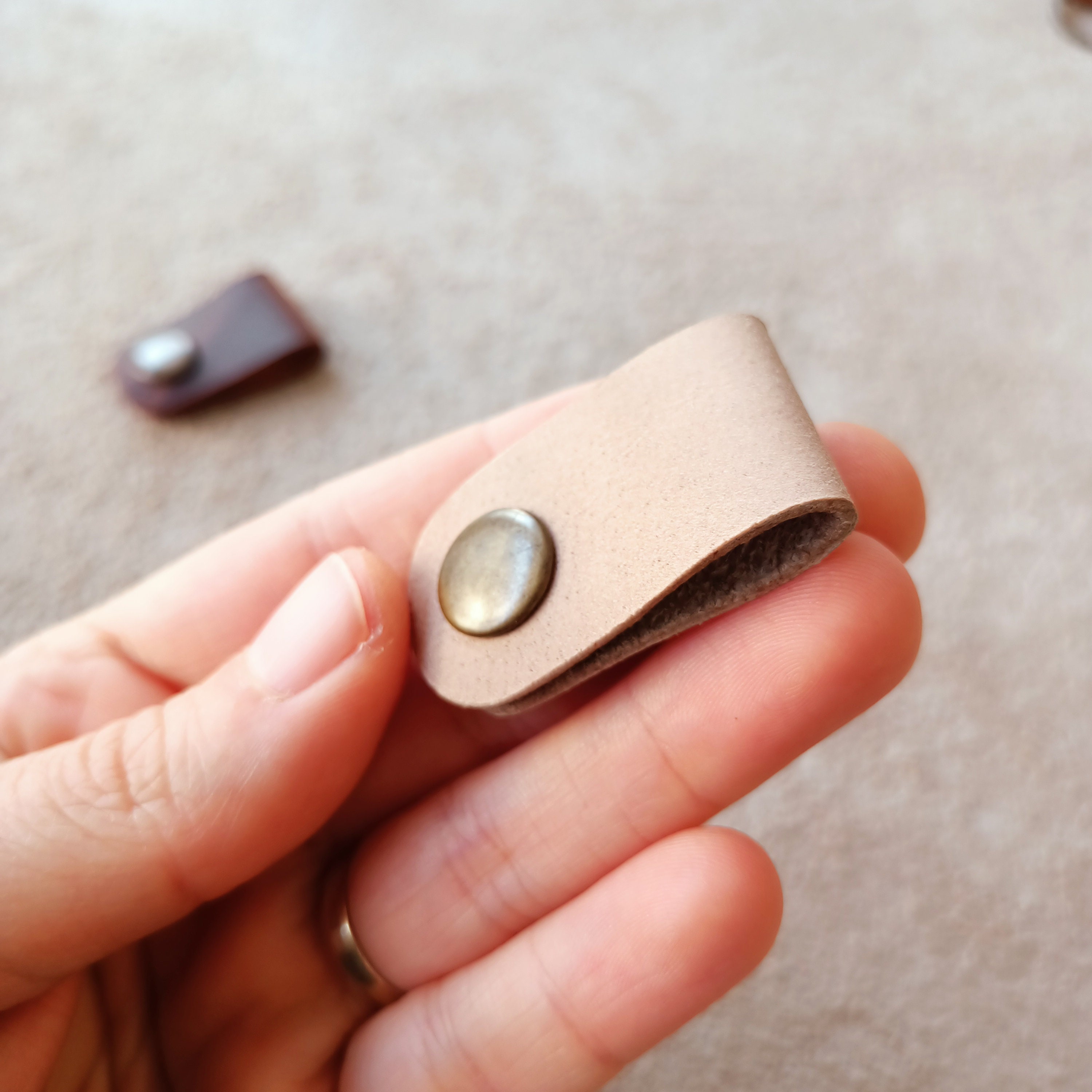 PDF Pattern Cable Organizer, Leather Cord Keeper Template, Charger ...