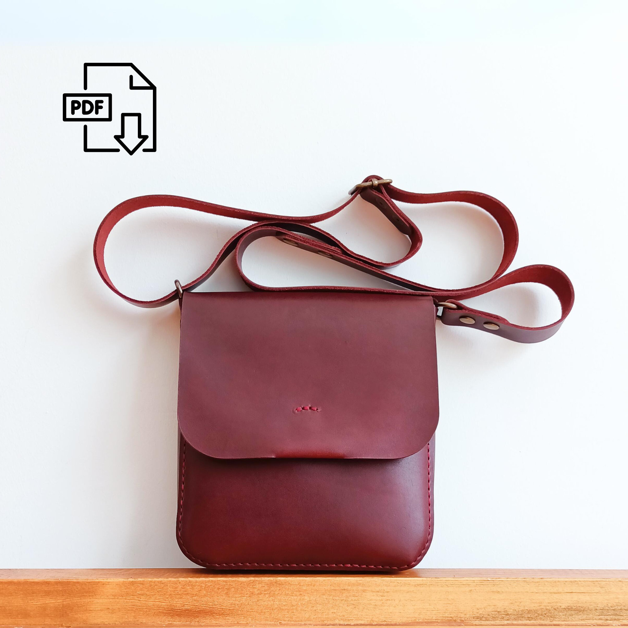 PDF Pattern Small Bag Template Crossbody Bag DIY Small Etsy