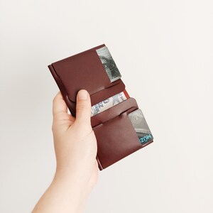 PDF Origami Wallet Template, Leather Seamless Wallet PDF, No Stitch Wallet PDF, Leather Wallet Template, Sewing Pattern Bifold Wallet Making