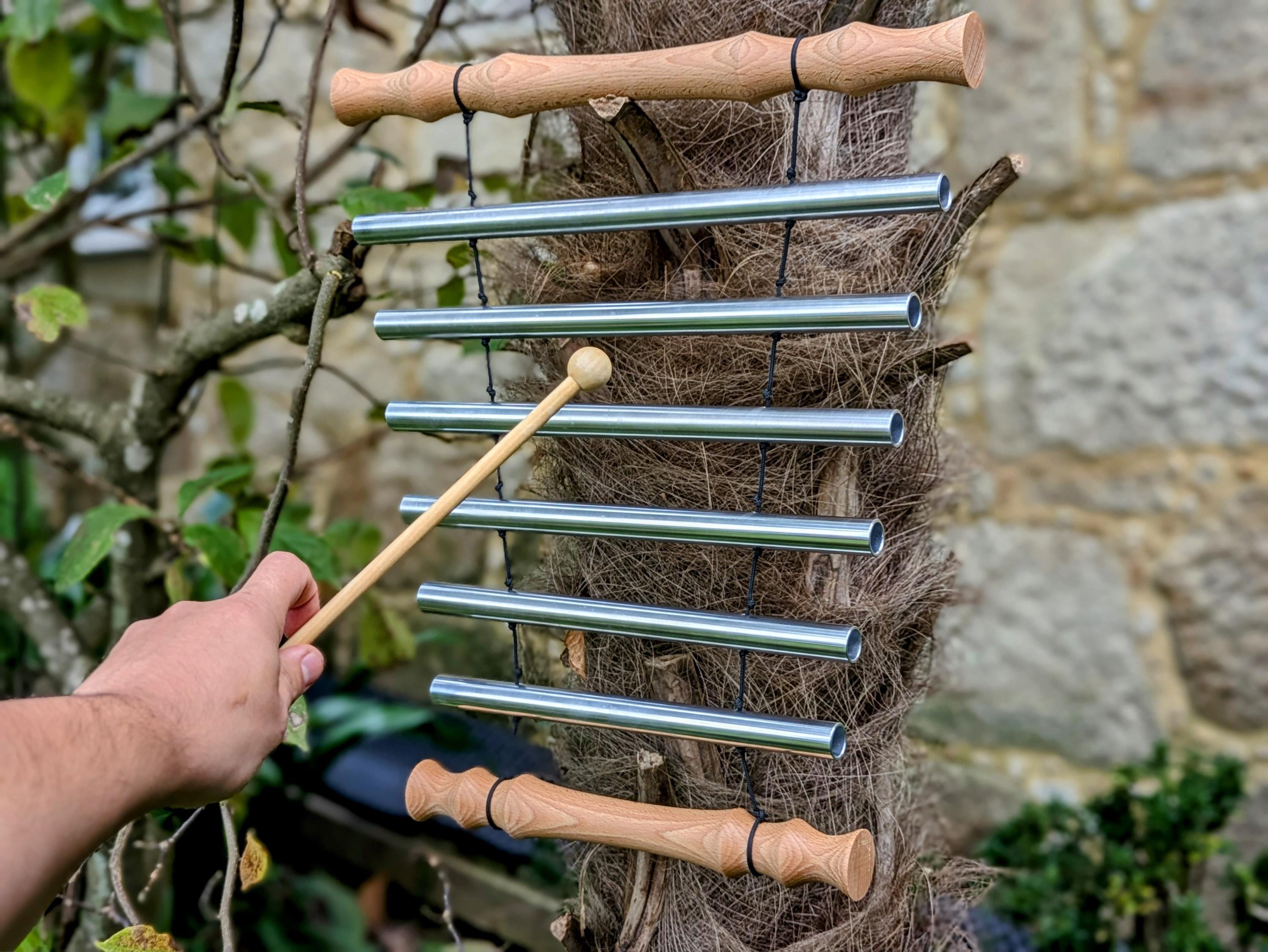 The Osiris Chimes | Egyptian Scale in G | 432 Hz | Exotic Instrument with Ancient Middle Eastern Tones | Xylophone | Handmade in Portugal