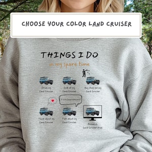 Land Cruiser Trucks in my Spare Time Premium Crewneck Sweatshirt
