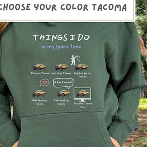 Tacoma Trucks in my Spare Time Premium Fleece Hoodie
