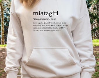 Miata Girl Defined Premium Fleece Hoodie