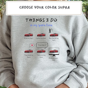Supras in my Spare Time Premium Crewneck Sweatshirt