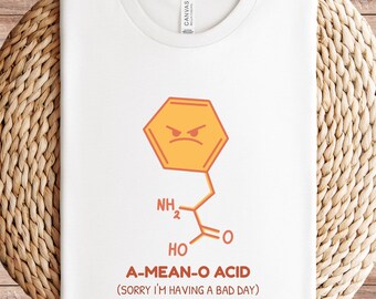 Amino Acid Chemistry Science Jersey Short Sleeve Tee