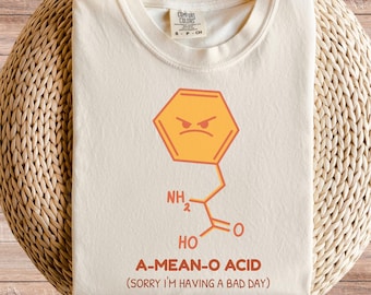 Amino Acid Chemistry Science Comfort Colors T-shirt