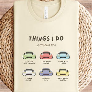 Miatas in my Spare Time Jersey Kurzarm T-Shirt
