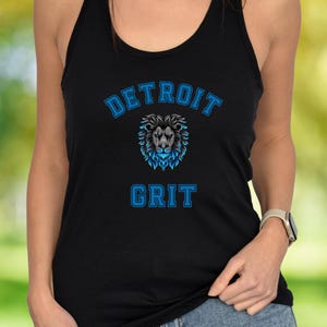 Detroit Lions Grit Women&#39;s Racerback Tank