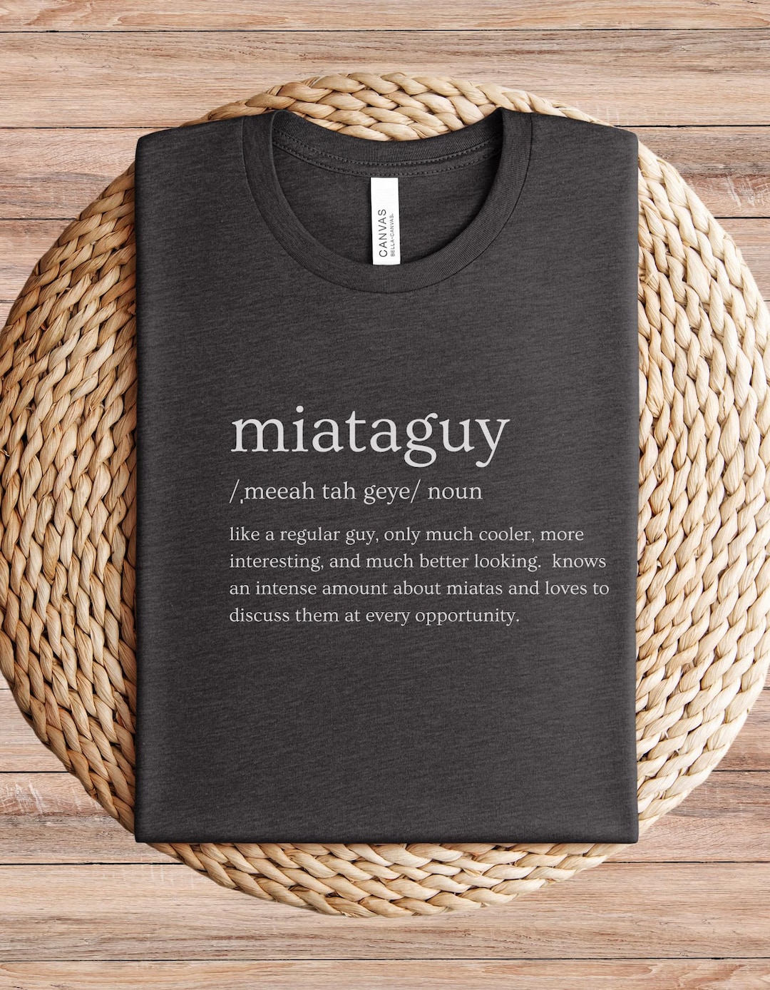 Miata Guy Defined Jersey Short Sleeve Tee - Etsy