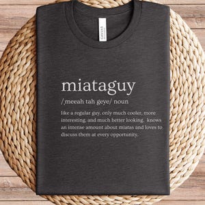Miata Guy Defined Jersey Short Sleeve Tee
