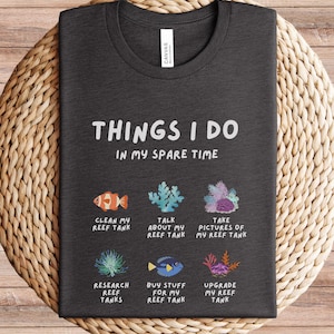 Reef Tanks in my Spare Time Jersey Short Sleeve Tee