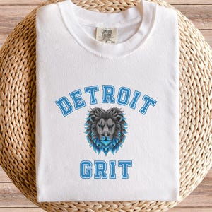 Detroit Lions Grit Comfort Colors T-shirt