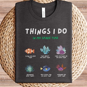 Reef Tanks in my Spare Time Jersey Short Sleeve Tee