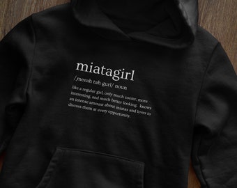 Miata Girl Defined Premium Fleece Hoodie