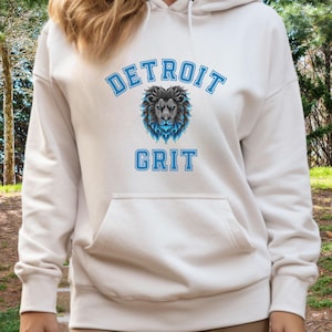 Sudadera con capucha polar premium Grit de los Detroit Lions