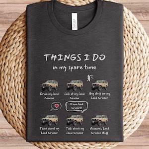 Land Cruiser Trucks in my Spare Time Jersey Short Sleeve Tee