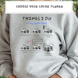 Toendra Trucks in my Spare Time Premium sweatshirt met ronde hals
