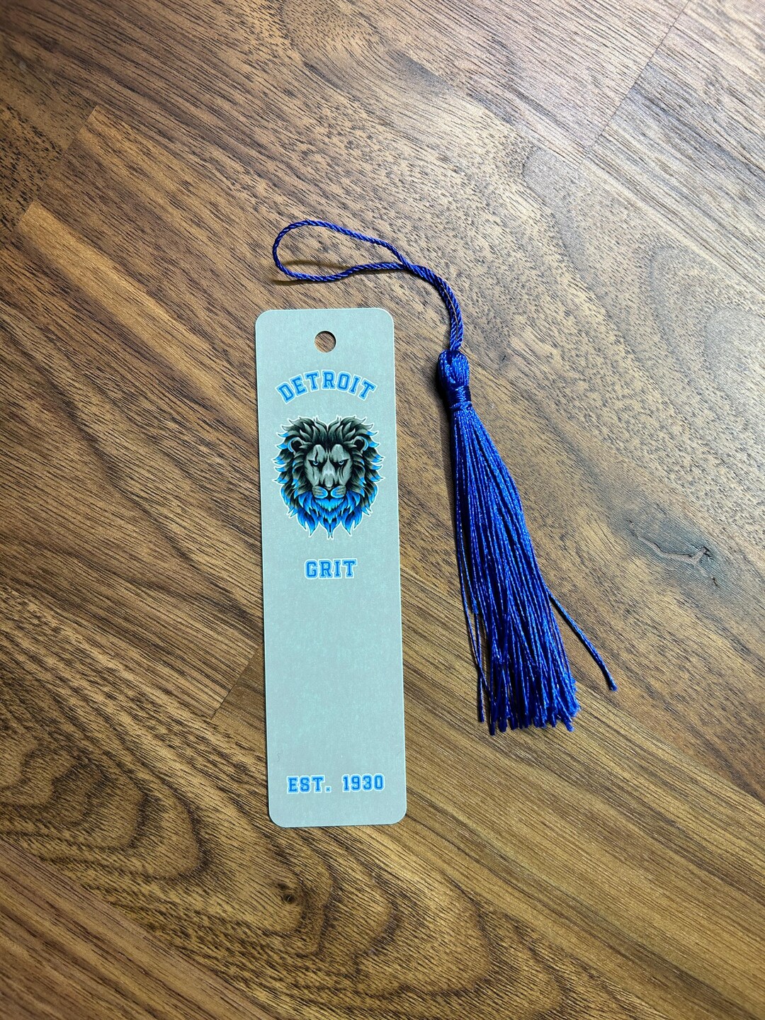 Detroit Lions Grit Aluminum Bookmark - Etsy