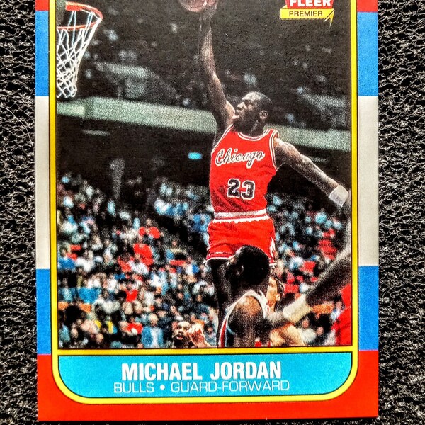 1986 Michael Jordan Fleer Rookie Card. Reprint Mint Condition!!