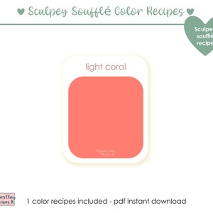 Clay Recipe, Sculpey souffle recipes, Polymer clay recipes, Polymer clay tutorial