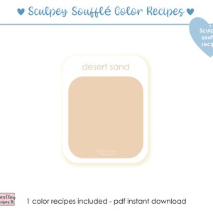 Clay Recipe, Sculpey souffle recipes, Polymer clay recipes, Polymer clay tutorial