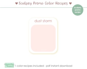 Clay Recipe, Clay recipe for premo, Polymer clay recipes, Polymer clay tutorial