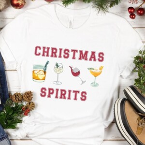 Christmas Spirit Cocktail Shirt, Funny Christmas shirt, Cocktail Shirt, Holiday Cocktail Shirt, Christmas Spirts, Christmas Gift Shirt