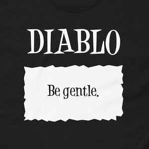 Diablo Taco Bell Sauce Paket &#39;Sei sanft.&#39; Halloween Kostüm Herren klassisches T-Shirt