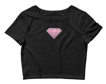 Pinkes Punisher Ecstasy Crop Top