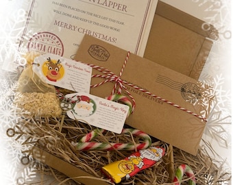 Christmas Eve Box & Letter from Santa: Personalised Letter, Nice List Certificate, Reindeer Food, Santa key 2026