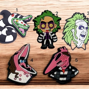 Inspired Beetle Juice Halloween Shoe Charms/Big Green Snake Halloween Charms