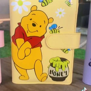 Budget Binder/Cash Envelopes/A6 Budget Binder/Bear Budget Binder/Honey/Yellow Bear Savings Binder