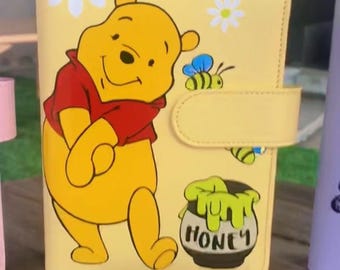 Budget Binder/Cash Envelopes/A6 Budget Binder/Bear Budget Binder/Honey/Yellow Bear Savings Binder