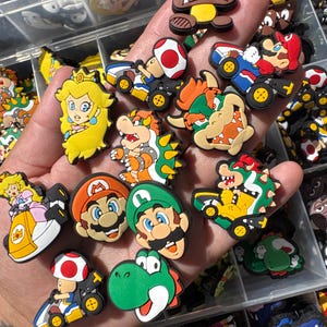 Cartoon Video Game Shoe Charm Accessories