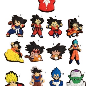 (Qty 11) JIBBITZ - MISCELLANEOUS ANIME CHARACTERS PVC Shoe Charms for Crocs  (66)