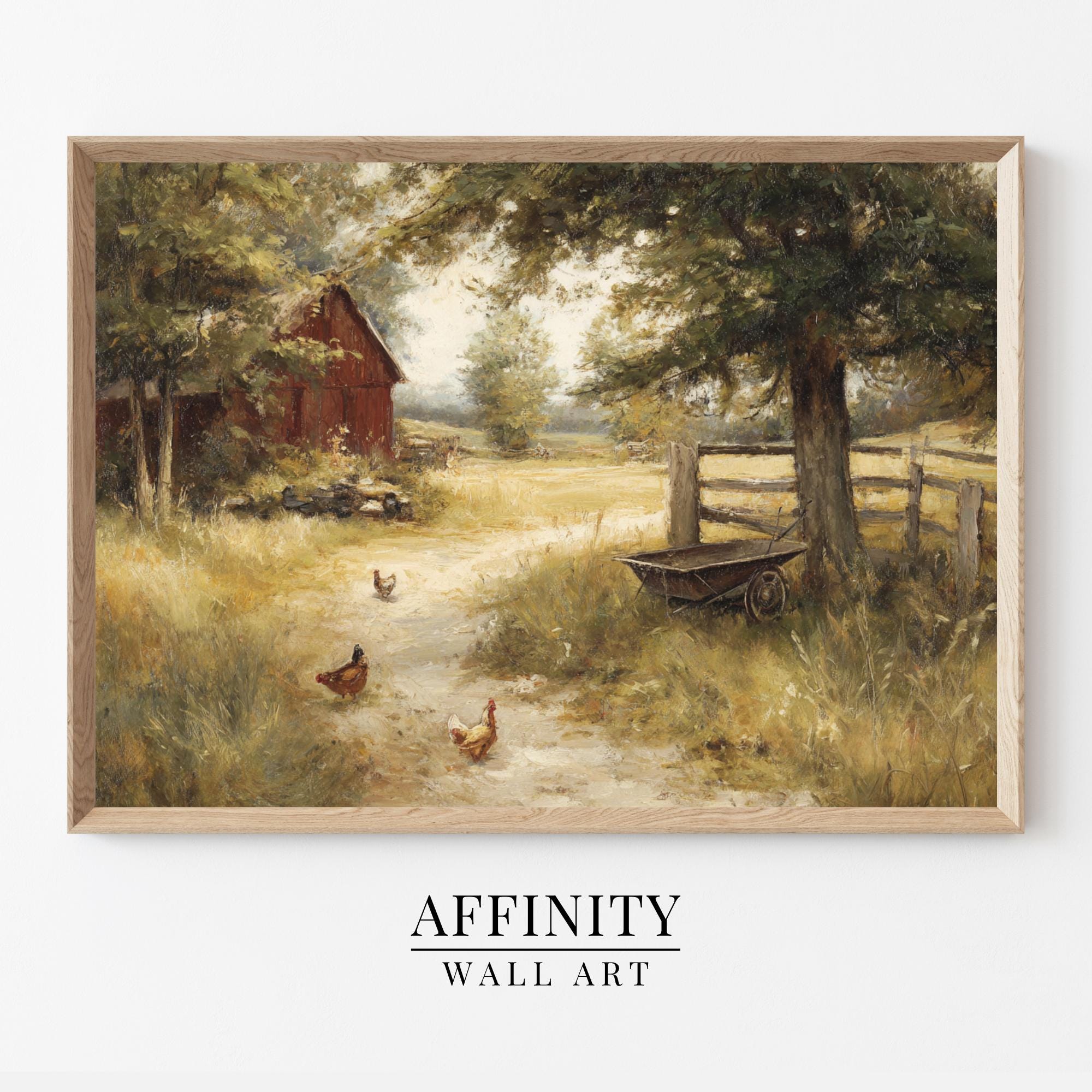 Rote scheune gemälde - Etsy Österreich, image size:2000x2000