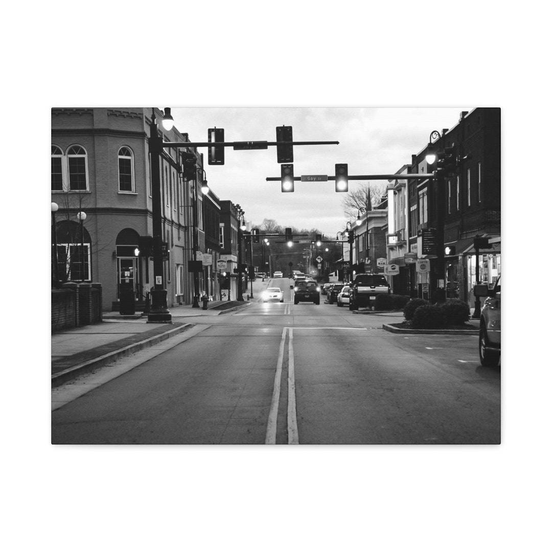 Downtown Erwin Tennessee at Dusk Etsy