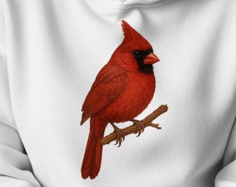 Red Cardinal Bird PNG Clipart, Winter Bird, Sublimation (Digital Download)