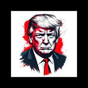 Donald Trump Pop Art Print: Political Home Decor (Digital Download)