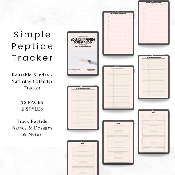 Peptide Tracking Sheet TIRZEPATIDE – Research Peptide American Peptides
