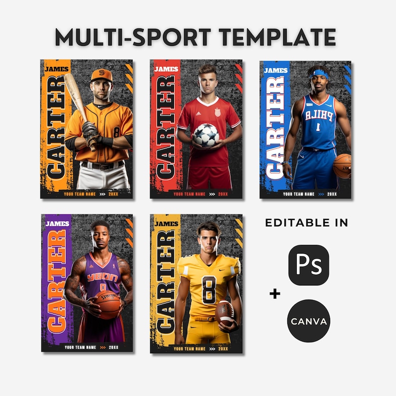 High School Football Senior Posters