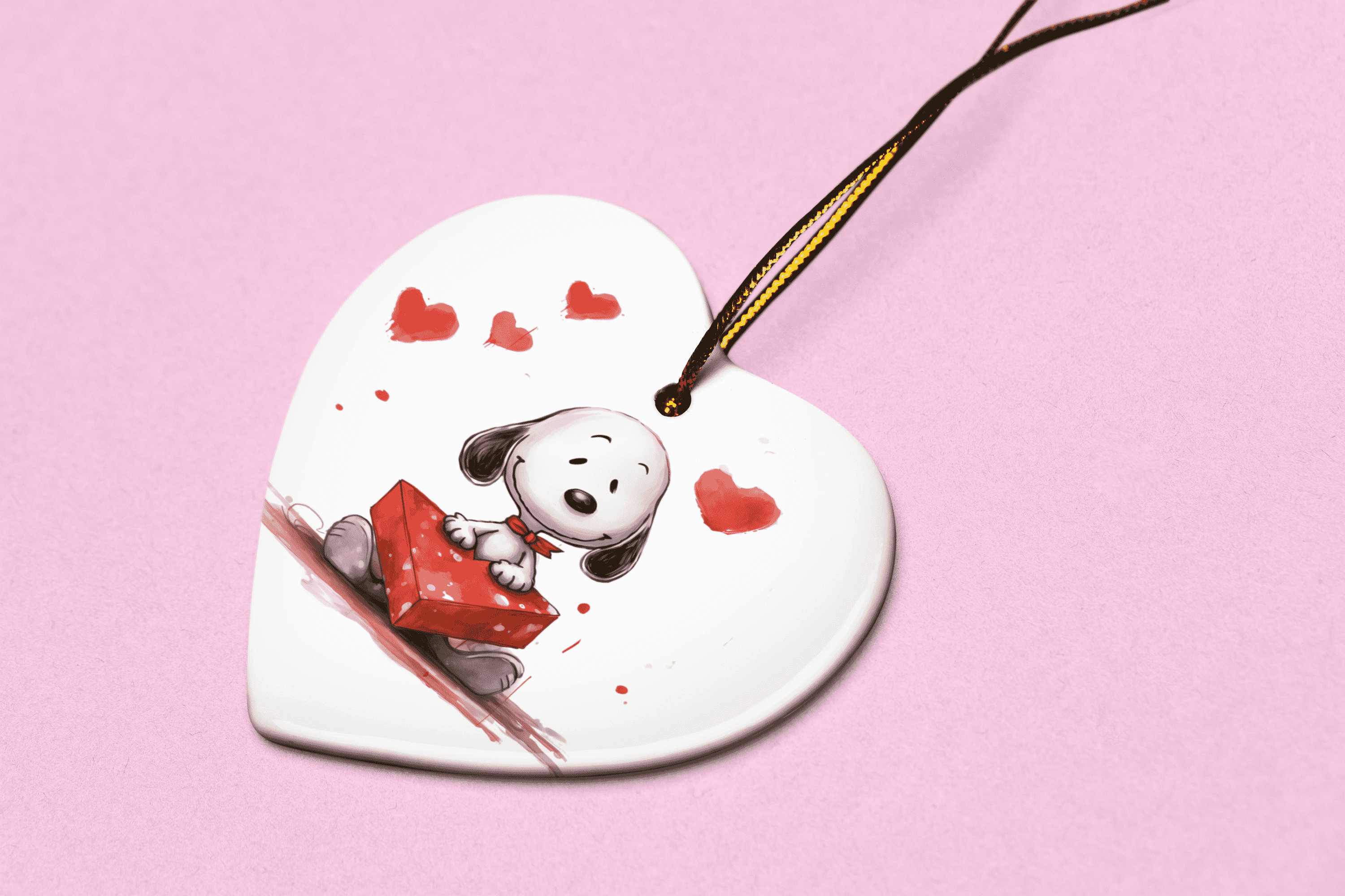 Watercolor Valentine Snoopy, 23 High Quality PNG. Snoopy Clipart ...