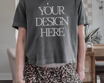 Comfort Colors 3023CL Pepper-T-shirtmodel, echt model (JPG)